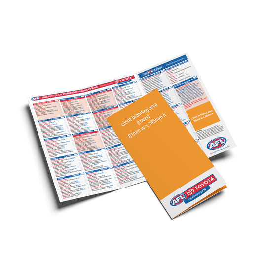 AFL - 3 Fold Fixture (240x175mm)